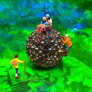 SOLD ALEXIS BITTAR AUTUMN DUST LUCITE RING SIZE 8